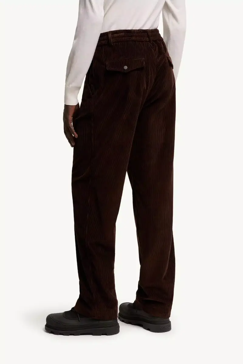Moncler Leather Logo Corduroy Pants | Thumbnail 6 Moncler Leather Logo Corduroy Pants | Thumbnail 6