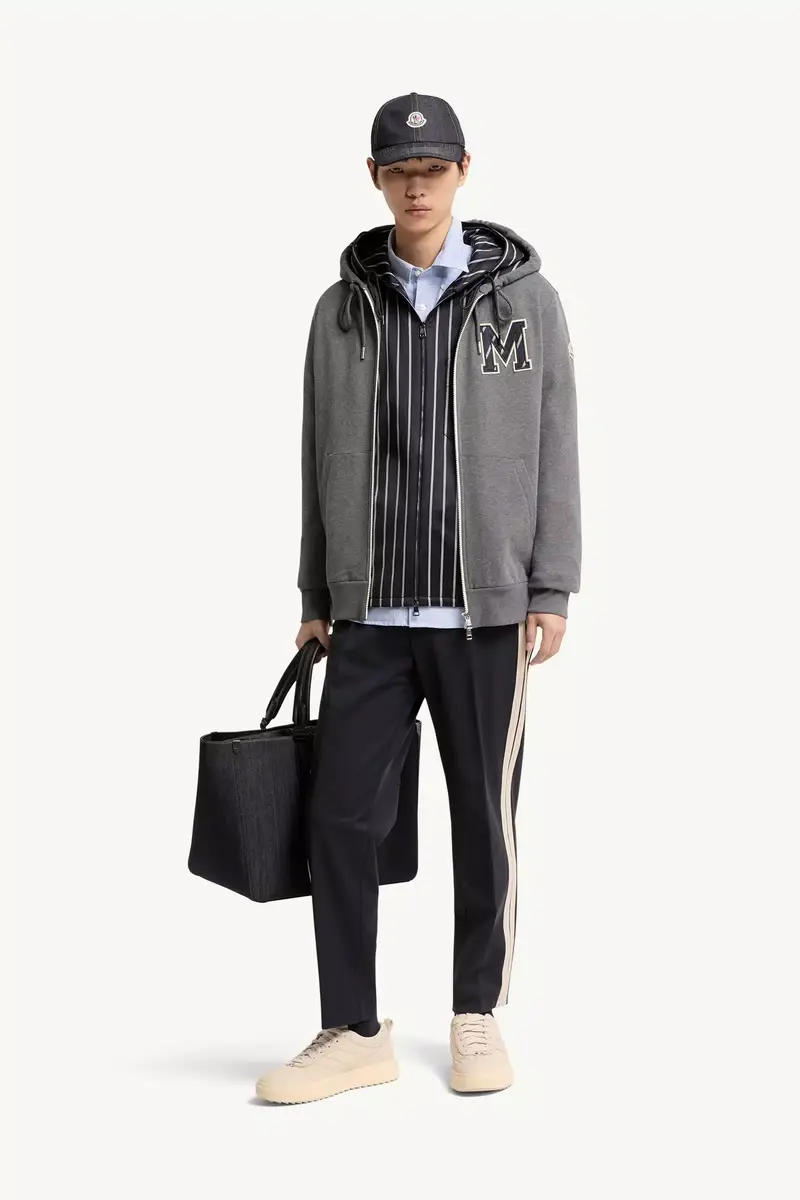 Moncler Tailored Cotton Blend Pants | Thumbnail 3 Moncler Tailored Cotton Blend Pants | Thumbnail 3