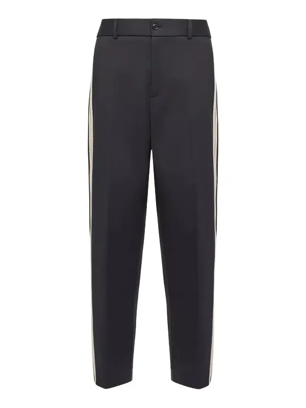 Tailored Cotton Blend Pants