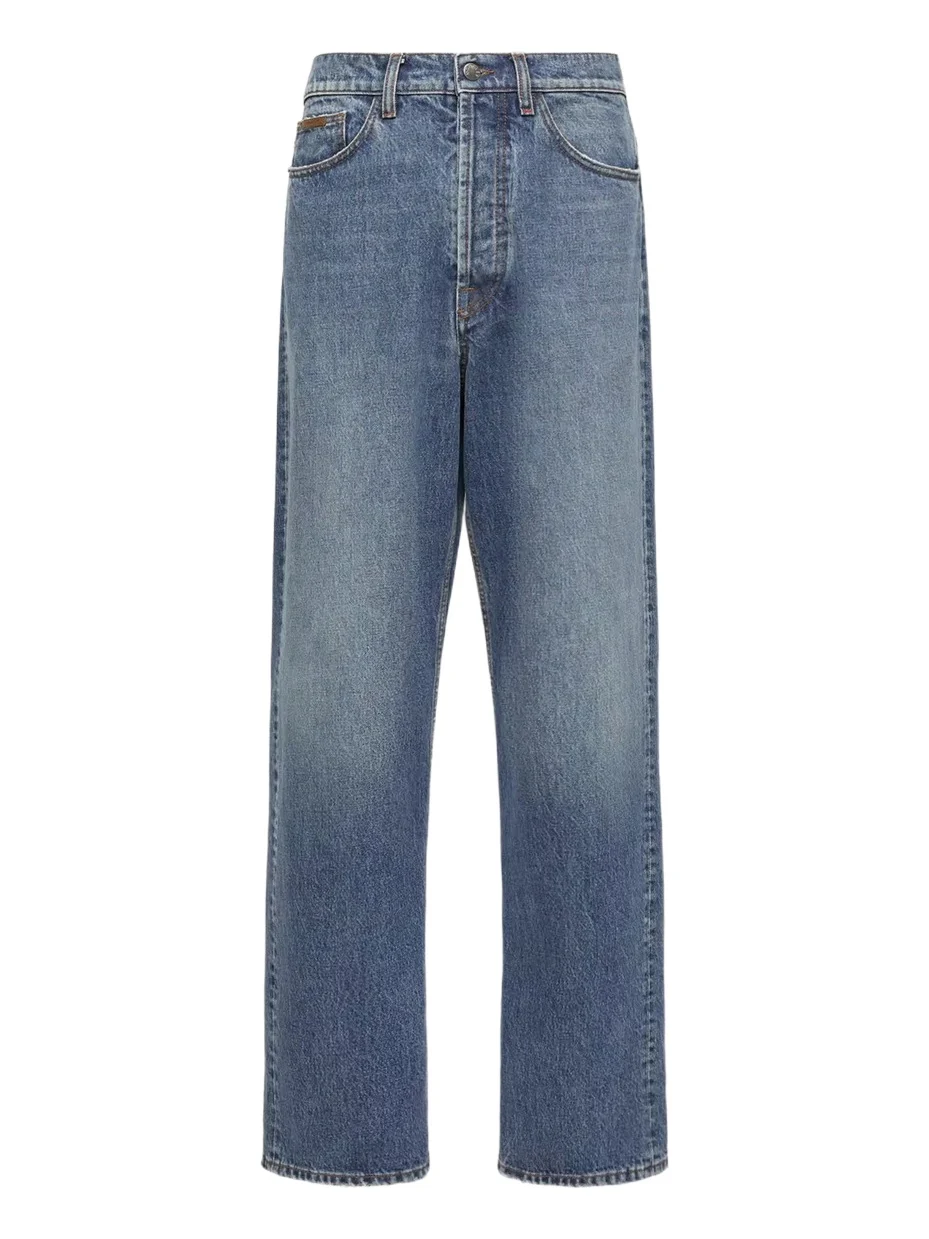 Moncler Straight Leg Denim Jeans