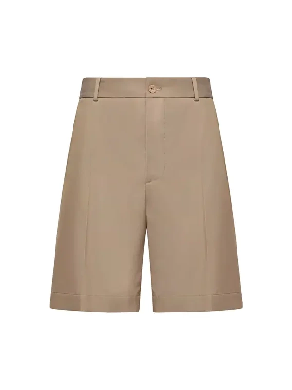 Wool Blend Gabardine Bermuda Shorts Wool Blend Gabardine Bermuda Shorts