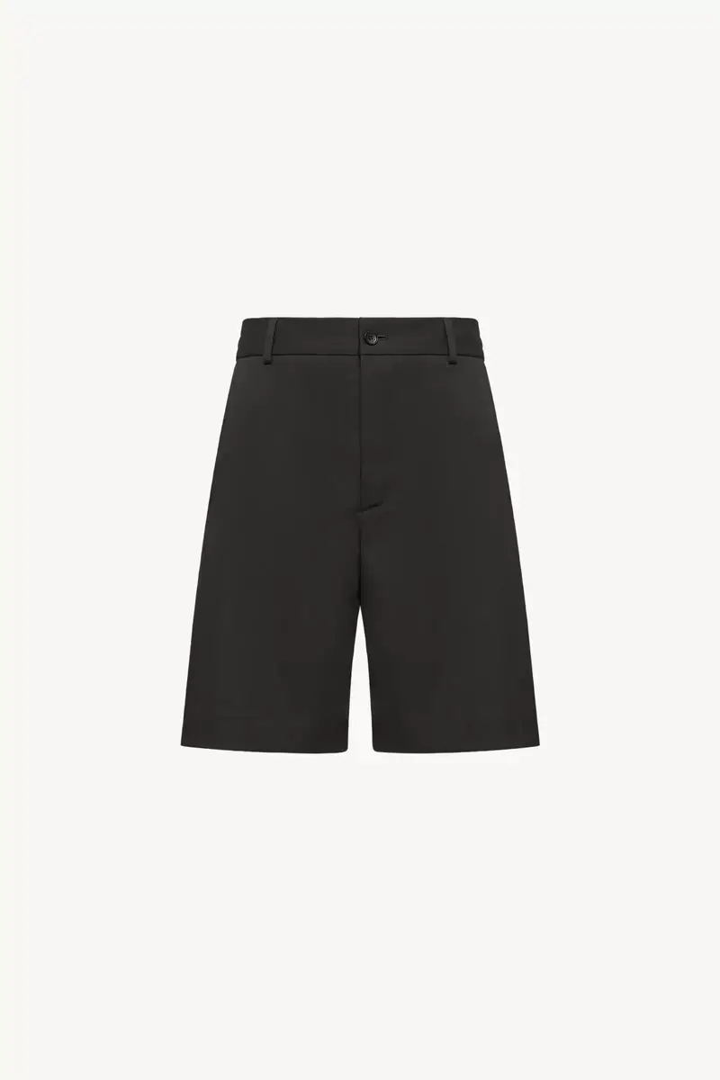 Moncler Wool Blend Gabardine Bermuda Shorts | Thumbnail 2 Moncler Wool Blend Gabardine Bermuda Shorts | Thumbnail 2