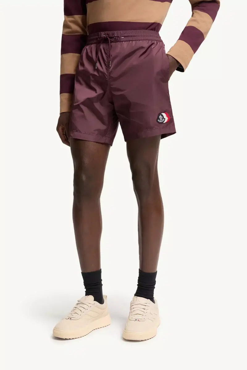 Moncler Logo Swim Shorts | Thumbnail 5