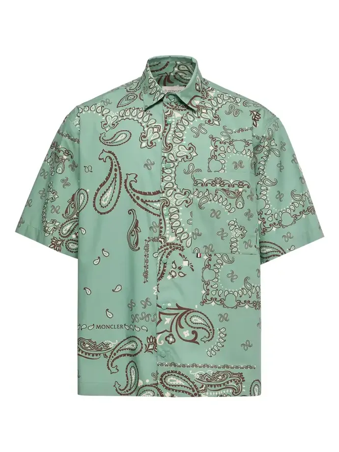 Paisley Cotton Short Sleeve Shirt