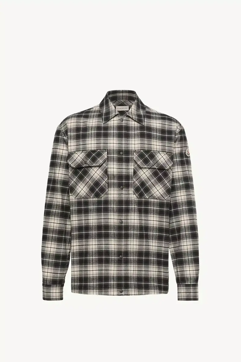 Moncler Check Cotton Flannel Zip-up Shirt | Thumbnail 2 Moncler Check Cotton Flannel Zip-up Shirt | Thumbnail 2