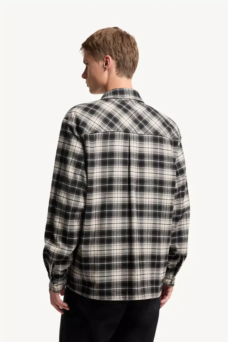 Moncler Check Cotton Flannel Zip-up Shirt | Thumbnail 6 Moncler Check Cotton Flannel Zip-up Shirt | Thumbnail 6