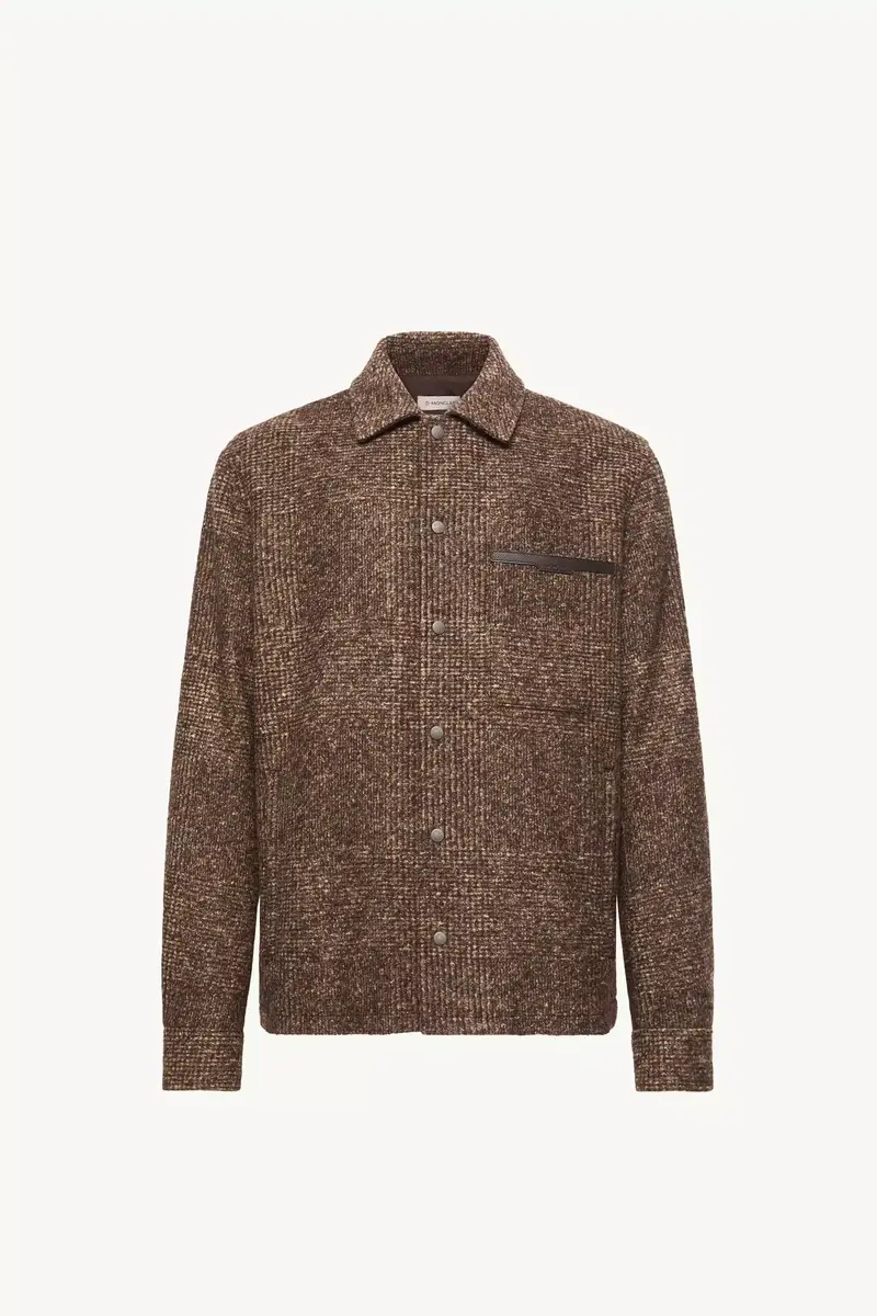 Moncler Check Jersey Shirt Jacket | Thumbnail 2 Moncler Check Jersey Shirt Jacket | Thumbnail 2