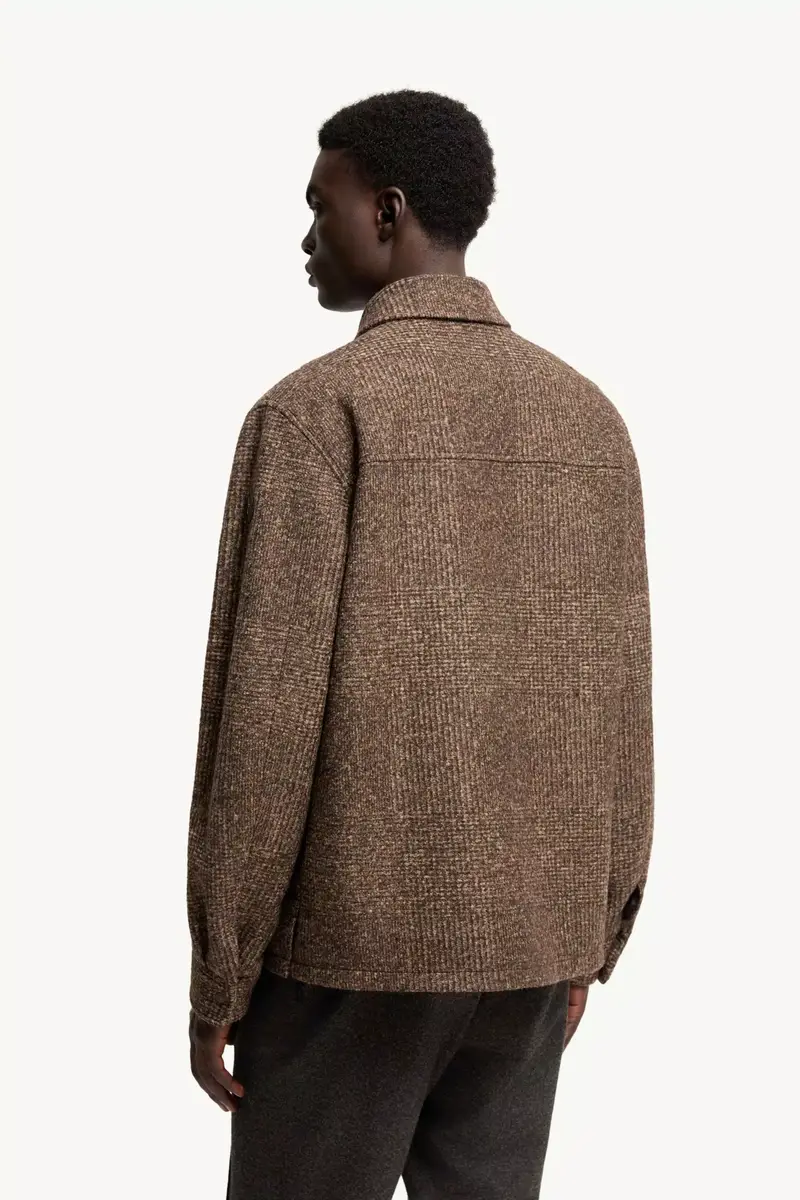 Moncler Check Jersey Shirt Jacket | Thumbnail 6 Moncler Check Jersey Shirt Jacket | Thumbnail 6