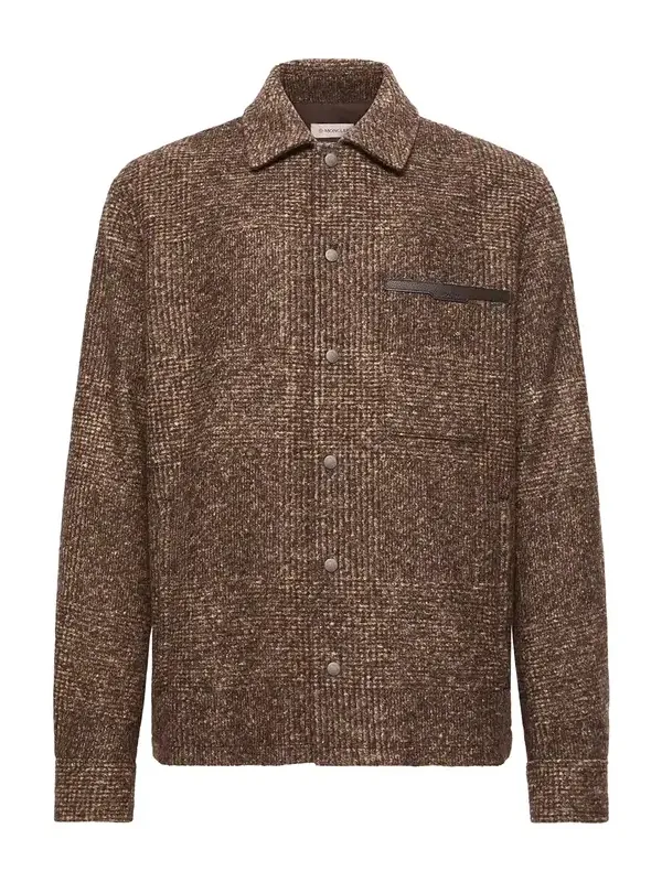 Check Jersey Shirt Jacket Check Jersey Shirt Jacket