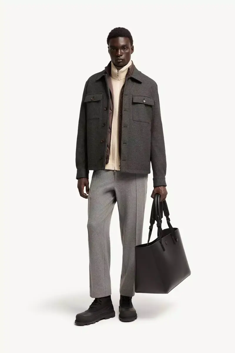 Moncler Flannel Shirt Jacket | Thumbnail 3 Moncler Flannel Shirt Jacket | Thumbnail 3