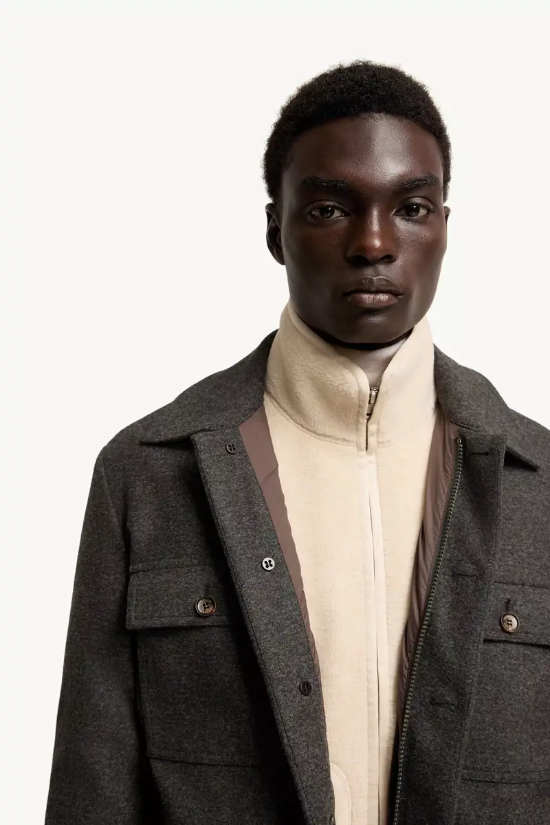 Moncler Flannel Shirt Jacket | Thumbnail 7 Moncler Flannel Shirt Jacket | Thumbnail 7