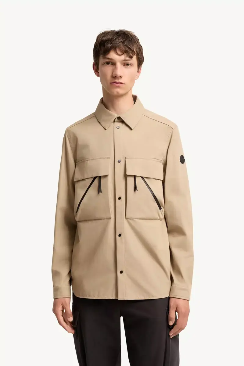 Moncler Brushed Cotton Shirt | Thumbnail 5 Moncler Brushed Cotton Shirt | Thumbnail 5