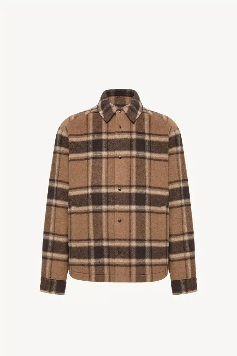 Moncler Check Wool Shirt Jacket | Thumbnail 2 Moncler Check Wool Shirt Jacket | Thumbnail 2