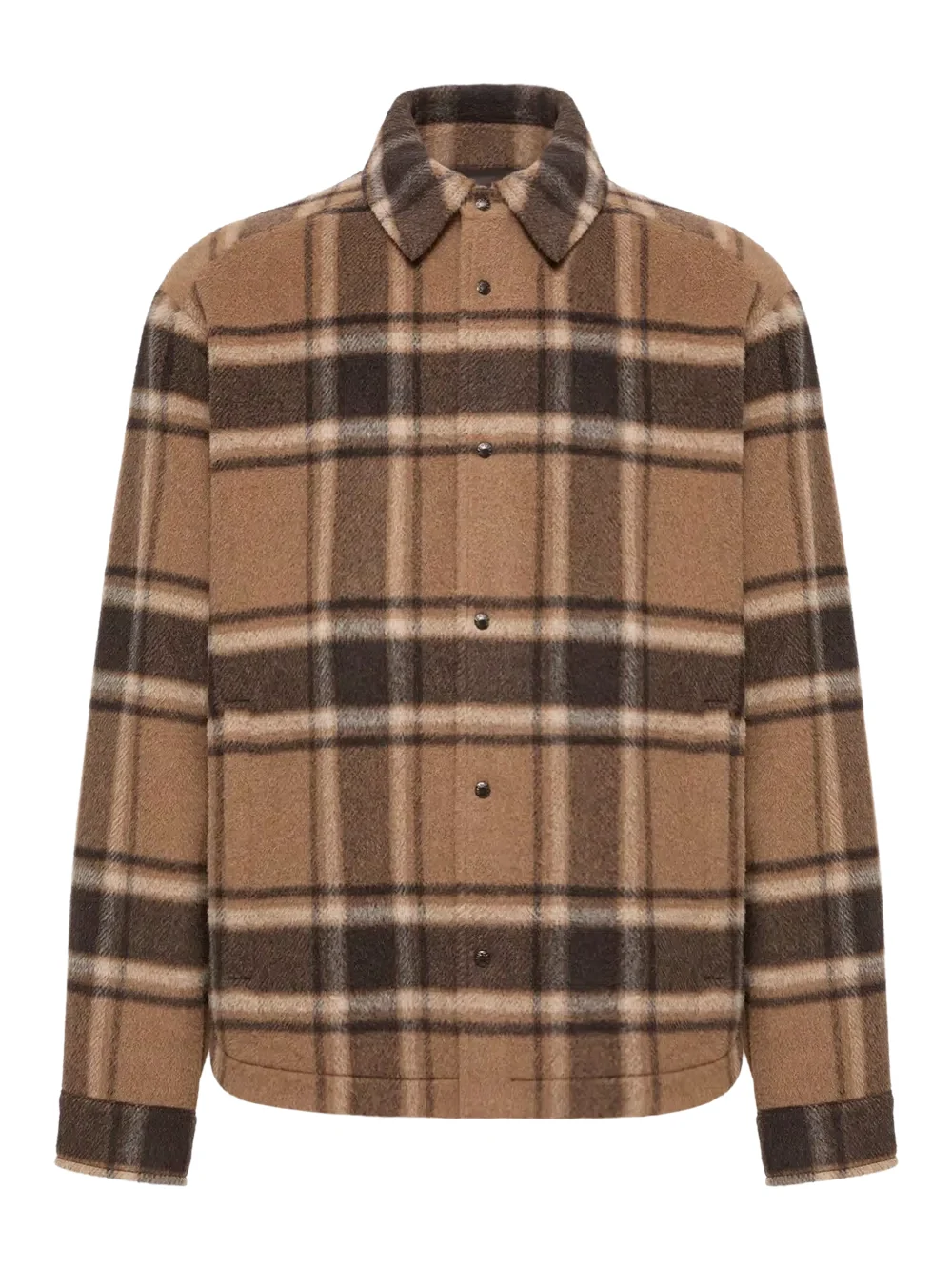 Check Wool Shirt Jacket Check Wool Shirt Jacket