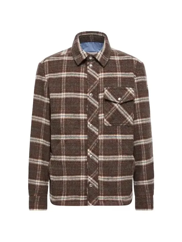 Check Wool Shirt Jacket Check Wool Shirt Jacket