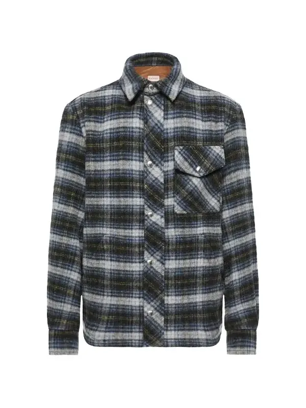 Check Wool Shirt Jacket Check Wool Shirt Jacket