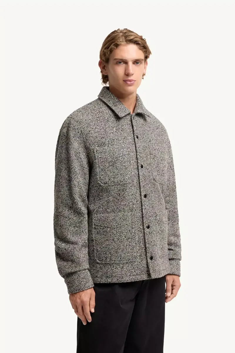 Moncler Melange Wool Blend Shirt Jacket | Thumbnail 5 Moncler Melange Wool Blend Shirt Jacket | Thumbnail 5