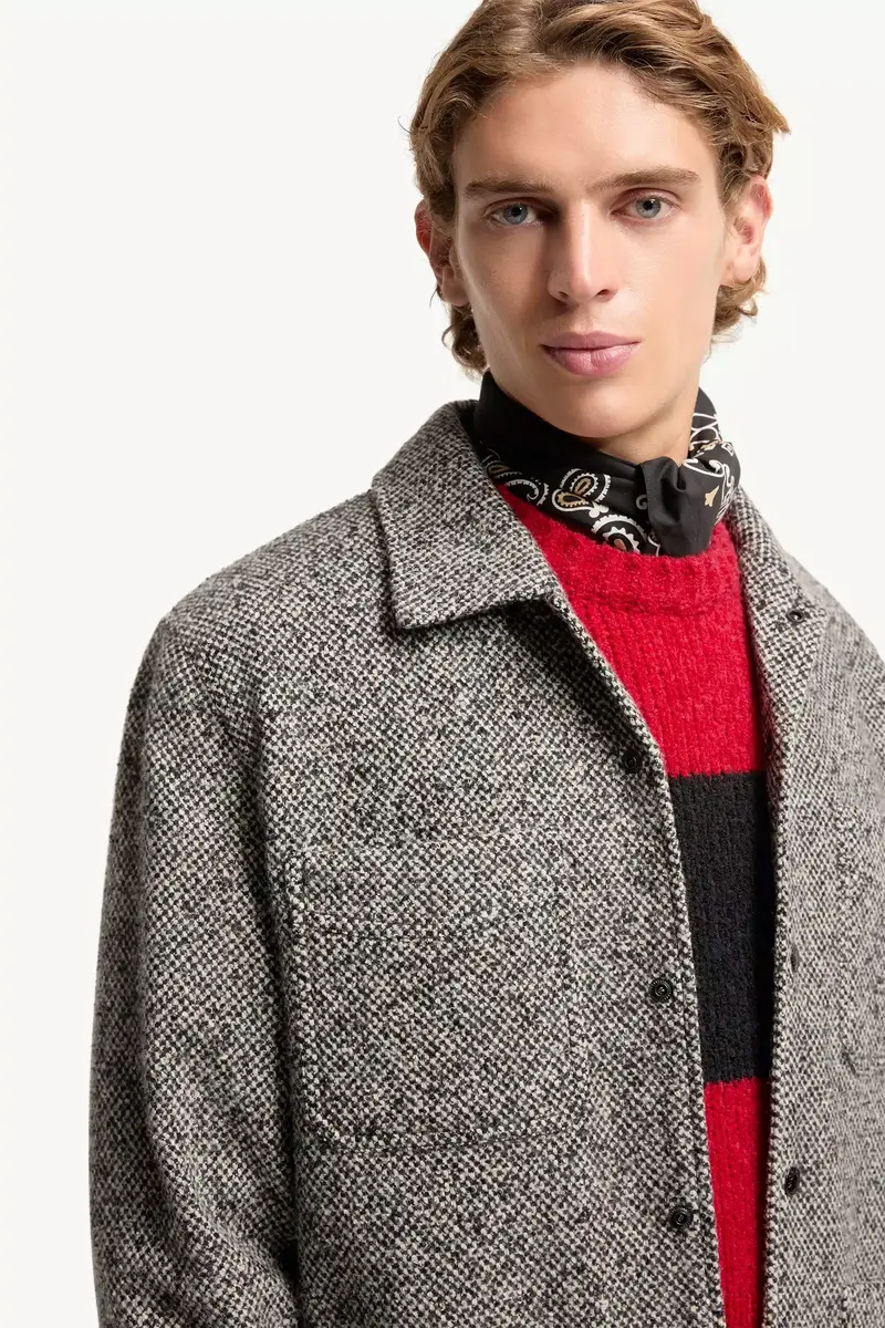 Moncler Melange Wool Blend Shirt Jacket | Thumbnail 7 Moncler Melange Wool Blend Shirt Jacket | Thumbnail 7