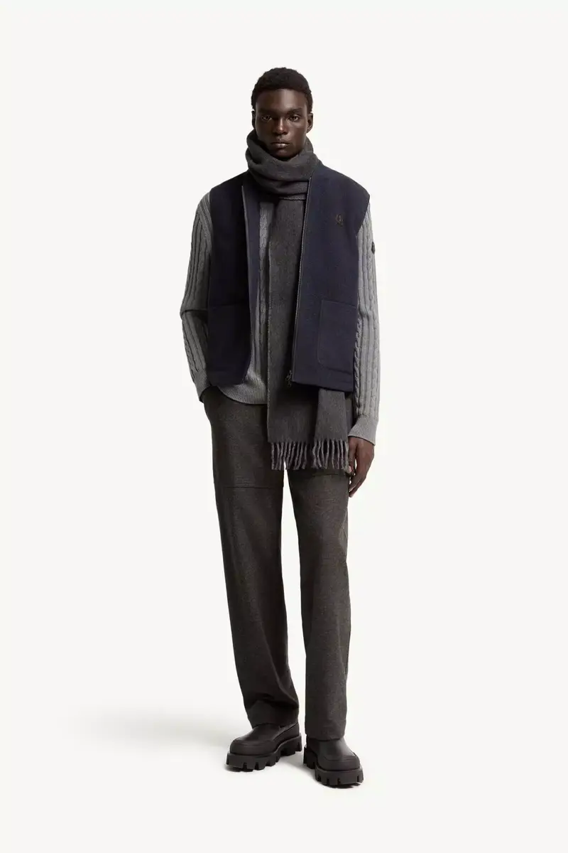 Moncler Wool Zip-up Vest | Thumbnail 3 Moncler Wool Zip-up Vest | Thumbnail 3