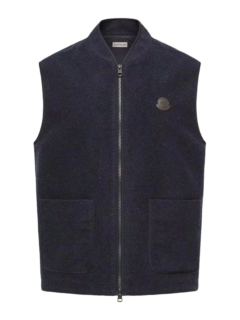 Wool Zip-up Vest Wool Zip-up Vest