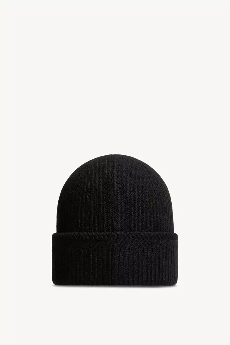 Moncler Cashmere Blend Logo Beanie | Thumbnail 5 Moncler Cashmere Blend Logo Beanie | Thumbnail 5