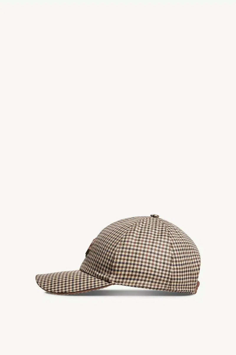 Moncler Check Wool Baseball Cap | Thumbnail 4 Moncler Check Wool Baseball Cap | Thumbnail 4