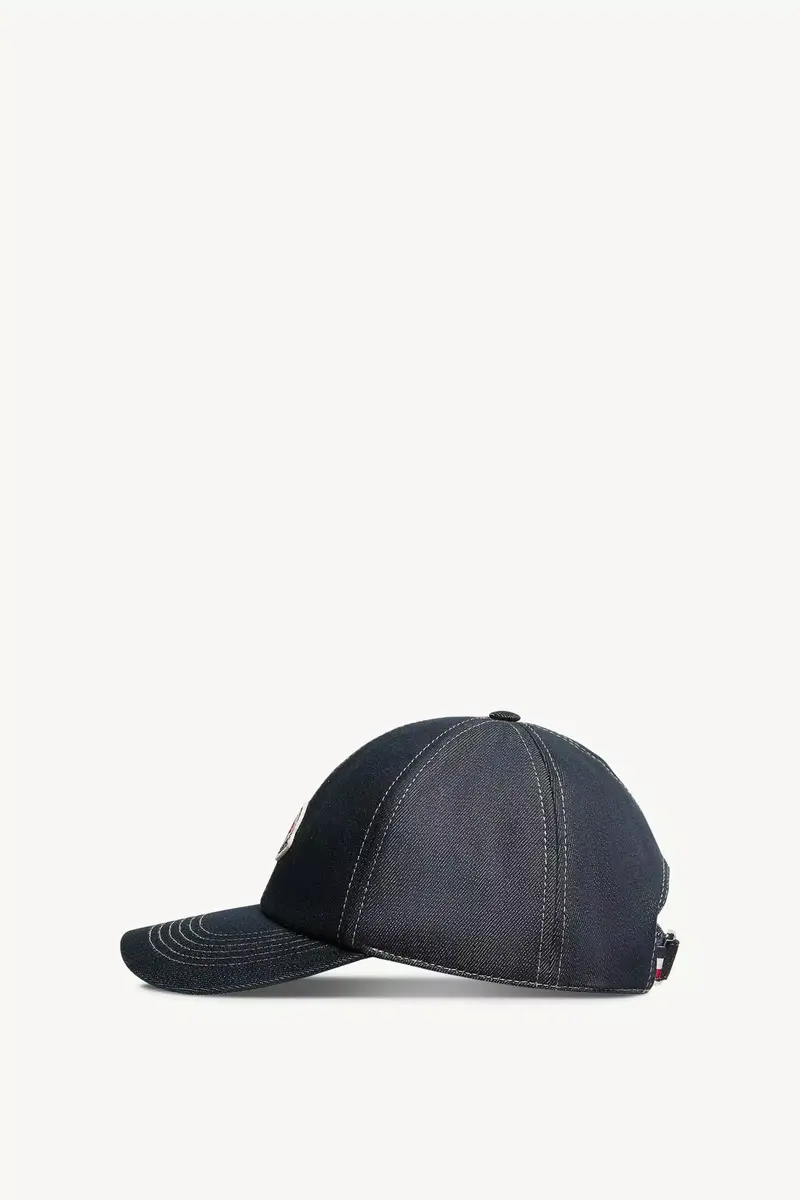 Moncler Denim Baseball Cap | Thumbnail 4 Moncler Denim Baseball Cap | Thumbnail 4