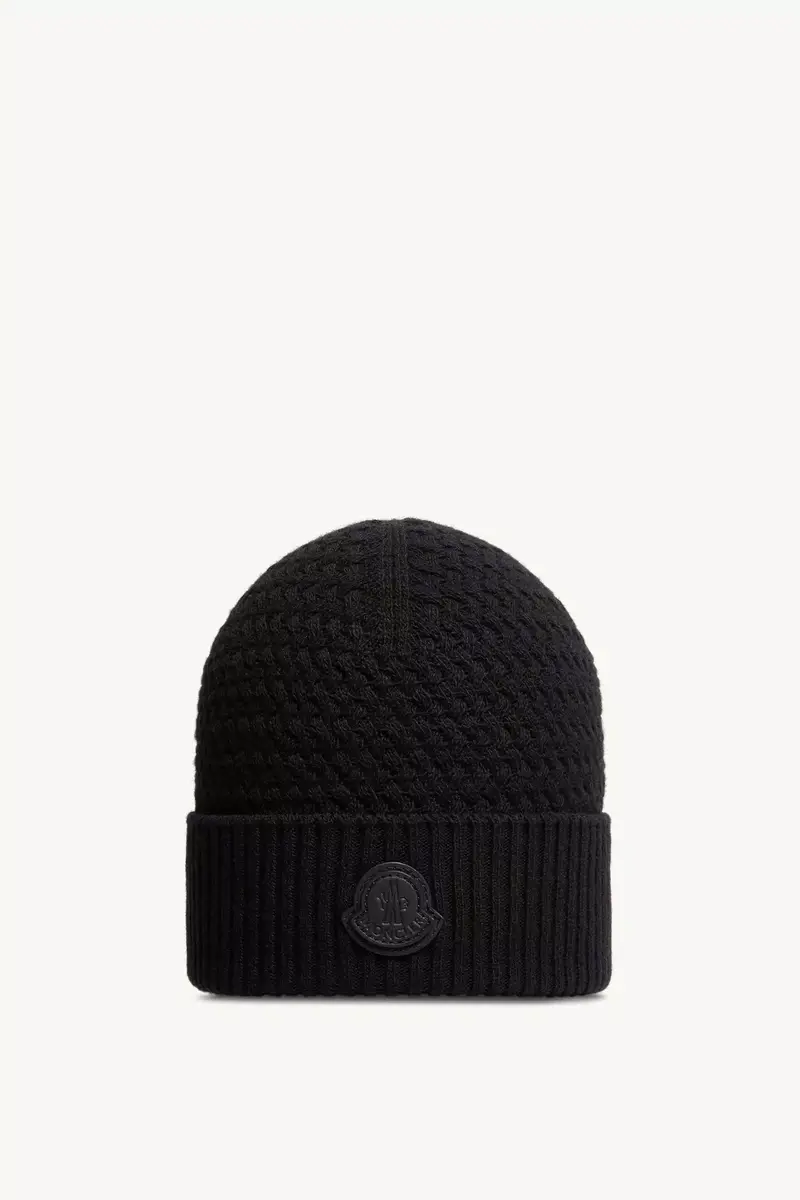 Moncler Cashmere Blend Beanie | Thumbnail 2 Moncler Cashmere Blend Beanie | Thumbnail 2