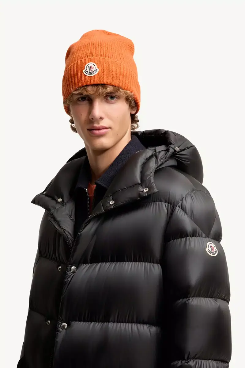 Moncler Tricot Wool Blend Beanie | Thumbnail 3 Moncler Tricot Wool Blend Beanie | Thumbnail 3