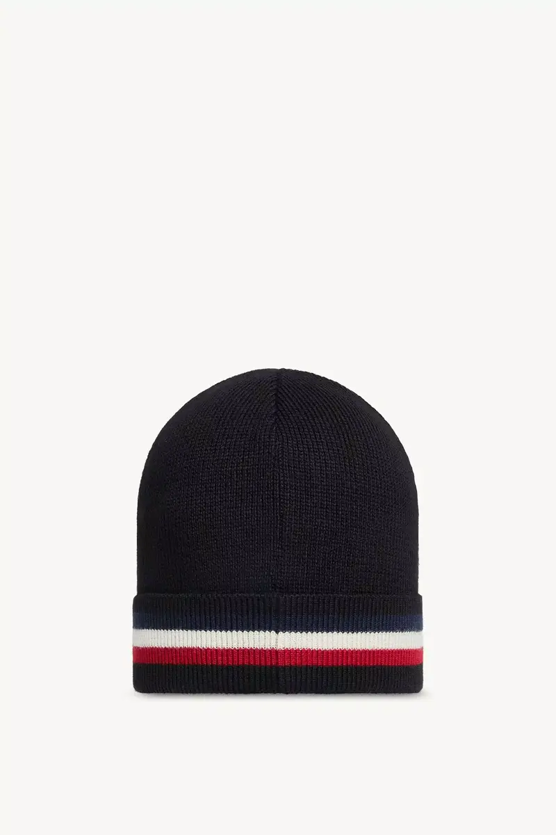 Moncler Tricolor Wool Beanie | Thumbnail 5 Moncler Tricolor Wool Beanie | Thumbnail 5