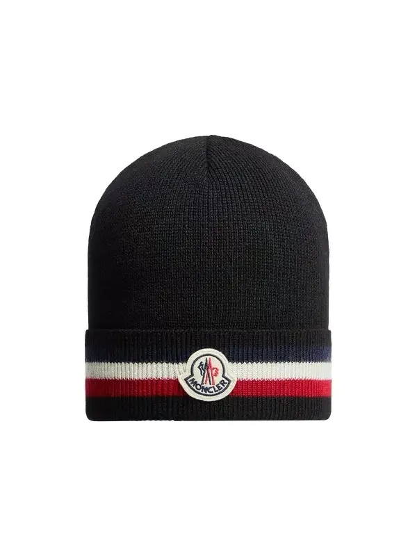 Tricolor Wool Beanie