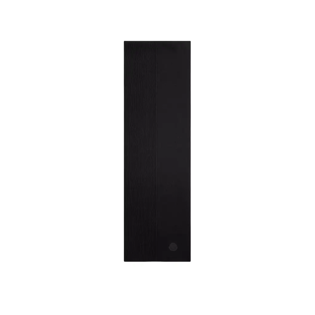 Logo Wool Rib Knit Scarf