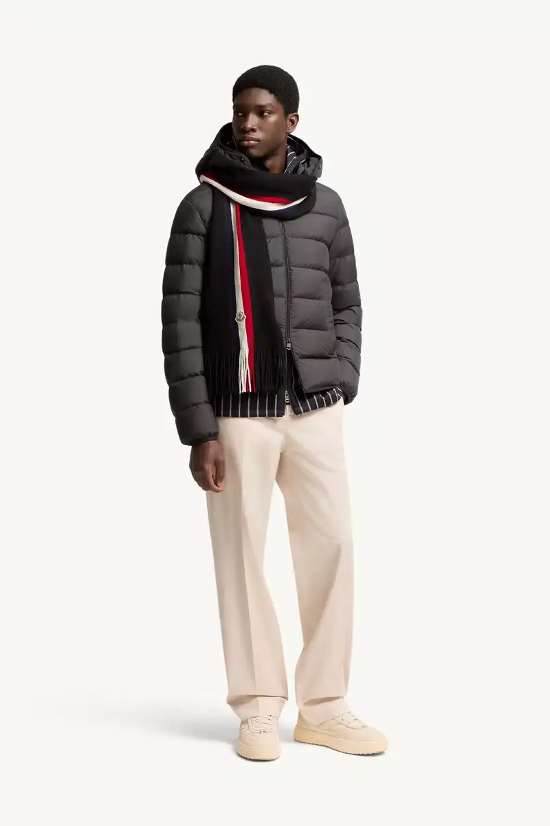 Moncler Tricolor Wool Scarf | Thumbnail 3