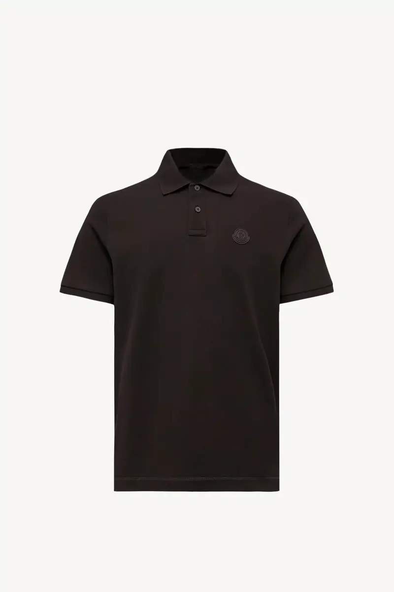 Moncler Logo Cotton Piquet Polo Shirt | Thumbnail 2 Moncler Logo Cotton Piquet Polo Shirt | Thumbnail 2