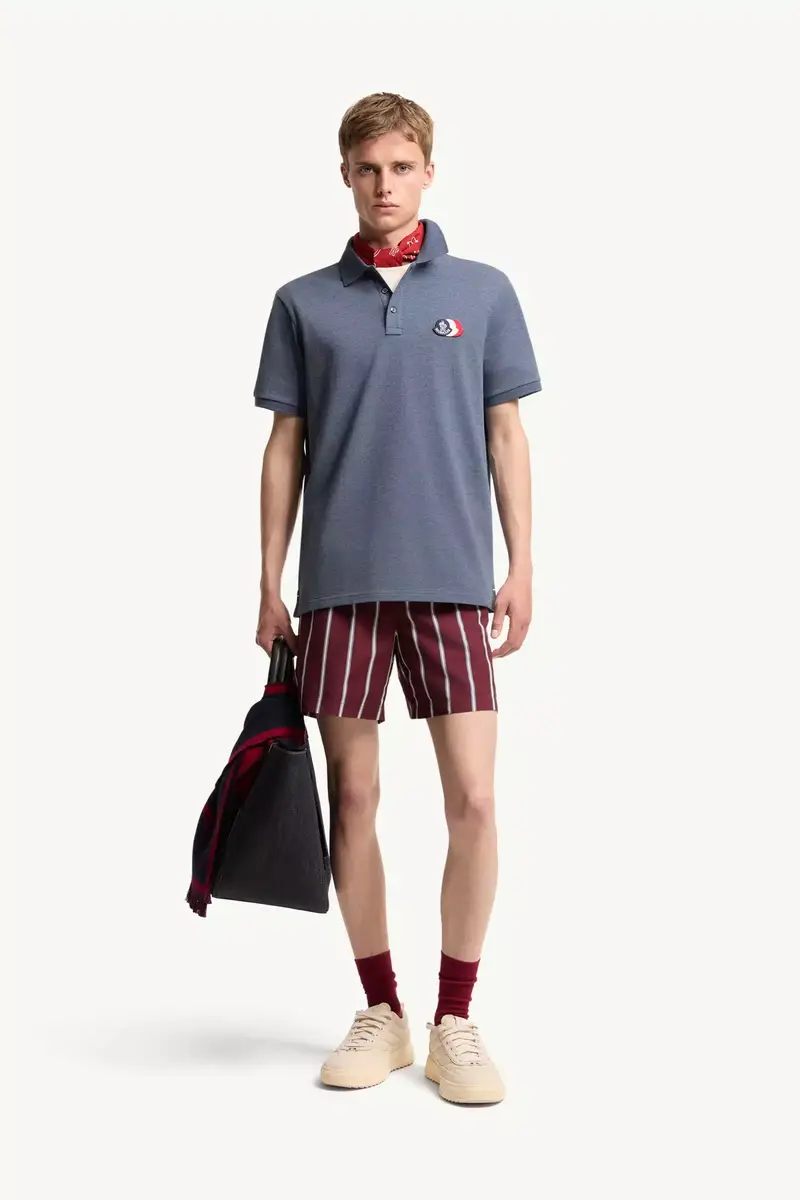 Moncler Cotton Piquet Polo Shirt | Thumbnail 3 Moncler Cotton Piquet Polo Shirt | Thumbnail 3