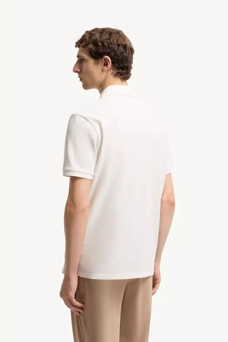 Moncler Logo Patch Cotton Piquet Polo Shirt | Thumbnail 5