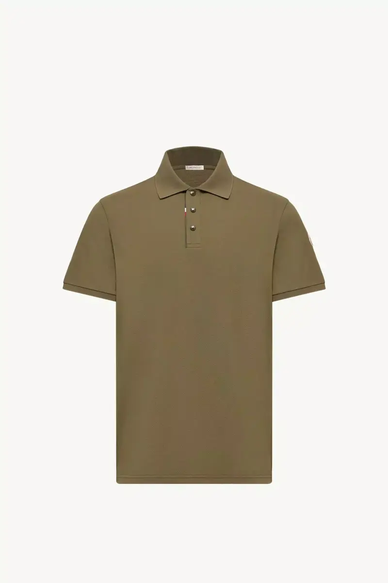 Moncler Logo Cotton Piquet Polo Shirt | Thumbnail 2 Moncler Logo Cotton Piquet Polo Shirt | Thumbnail 2