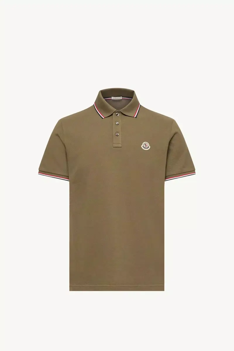 Moncler Tricolor-trimmed Cotton Piquet Polo Shirt | Thumbnail 2