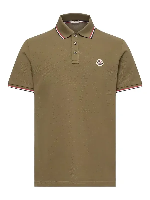 Tricolor-trimmed Cotton Piquet Polo Shirt Tricolor-trimmed Cotton Piquet Polo Shirt
