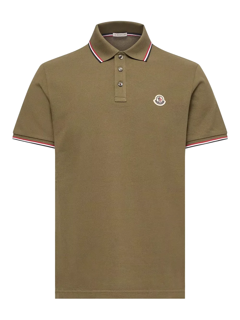 Tricolor-trimmed Cotton Piquet Polo Shirt Tricolor-trimmed Cotton Piquet Polo Shirt