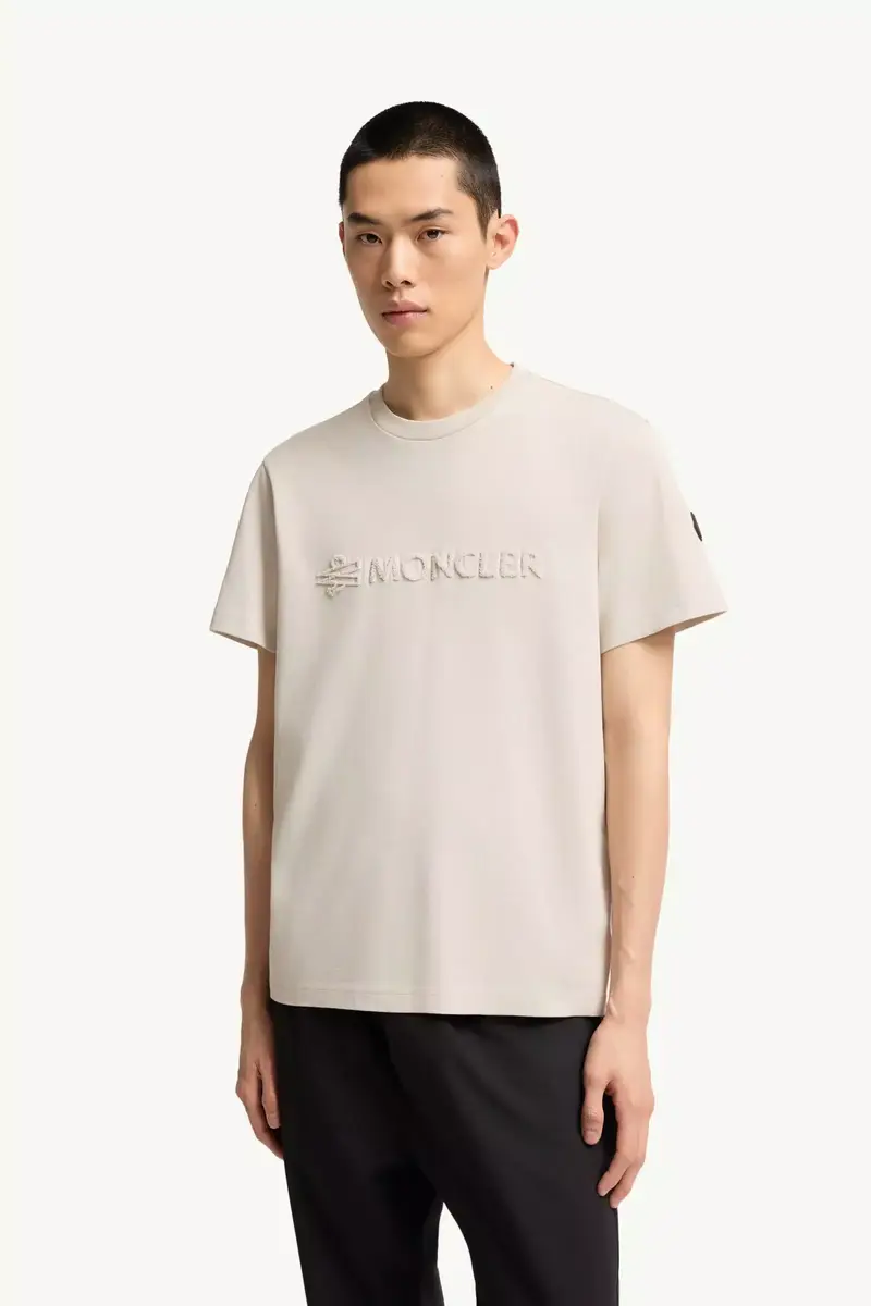 Moncler Logo Cotton T-shirt | Thumbnail 4 Moncler Logo Cotton T-shirt | Thumbnail 4