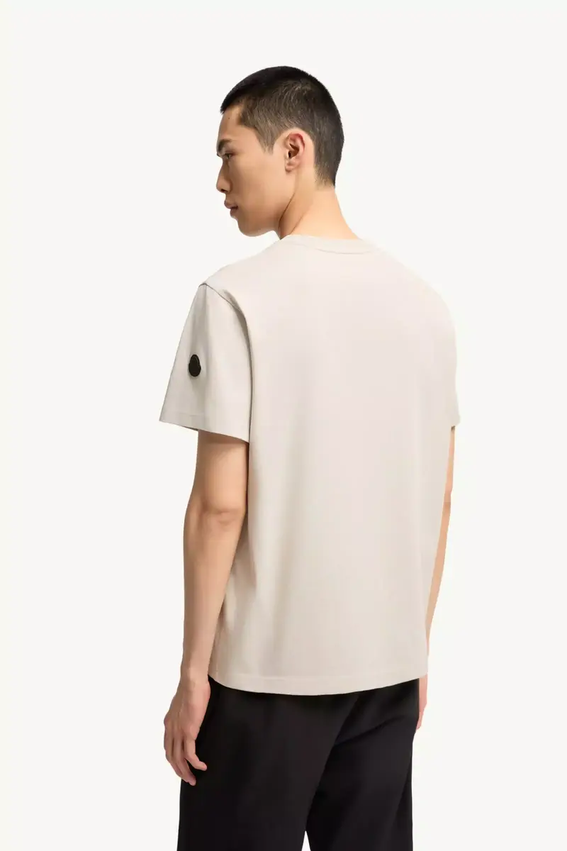 Moncler Logo Cotton T-shirt | Thumbnail 5 Moncler Logo Cotton T-shirt | Thumbnail 5