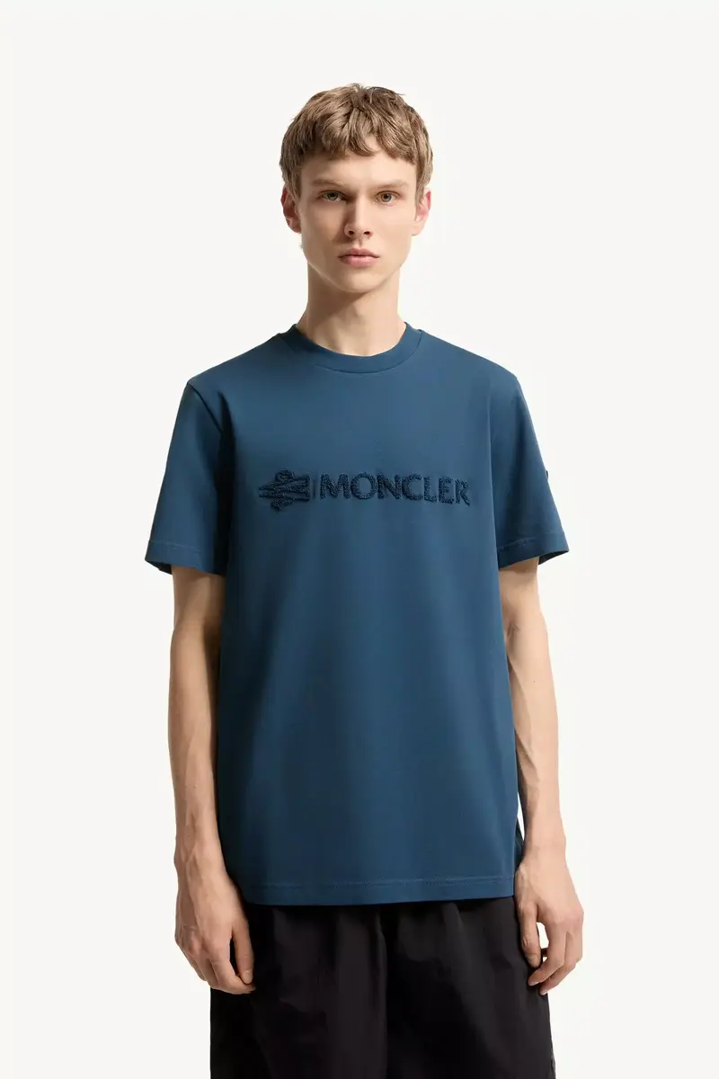 Moncler Logo Cotton T-shirt | Thumbnail 5