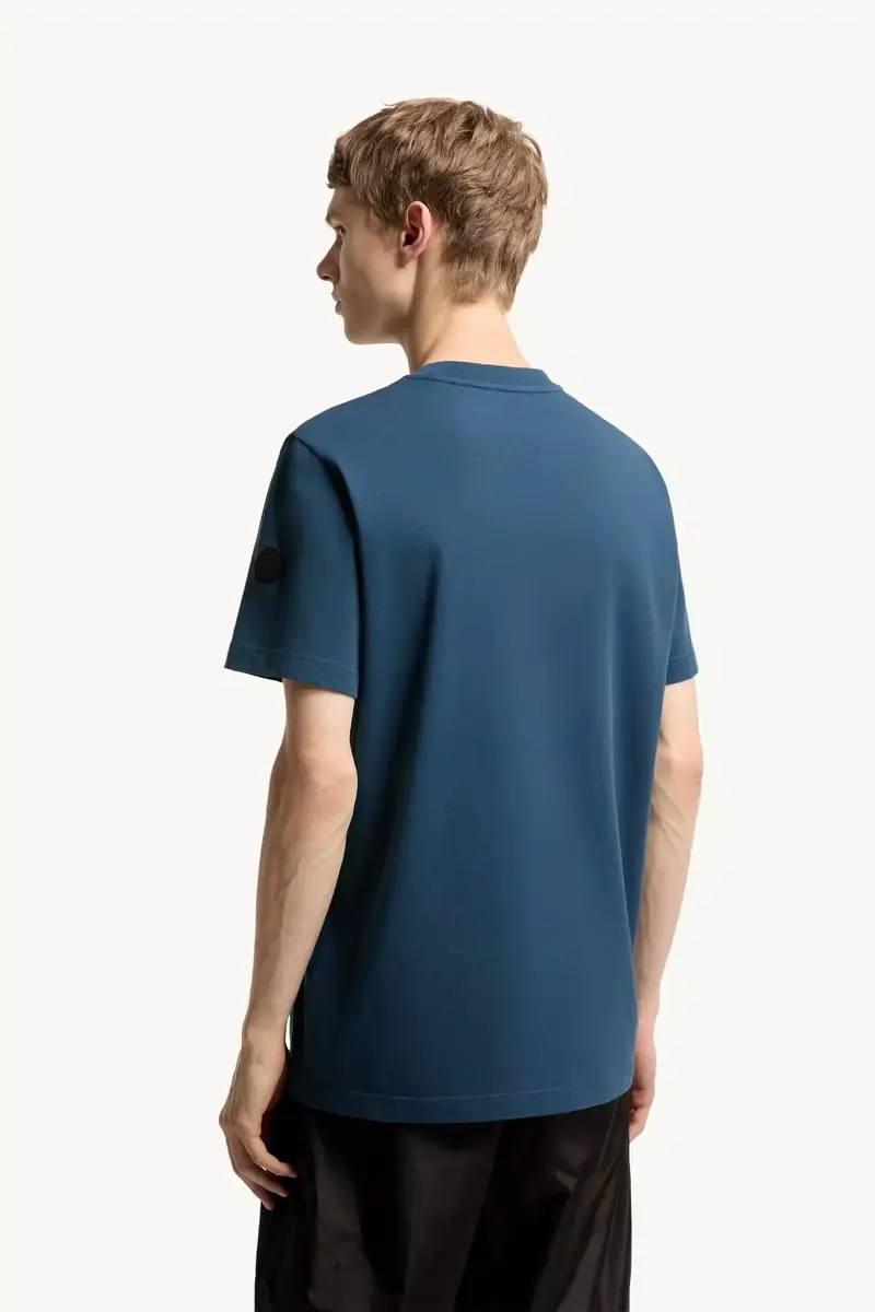 Moncler Logo Cotton T-shirt | Thumbnail 6