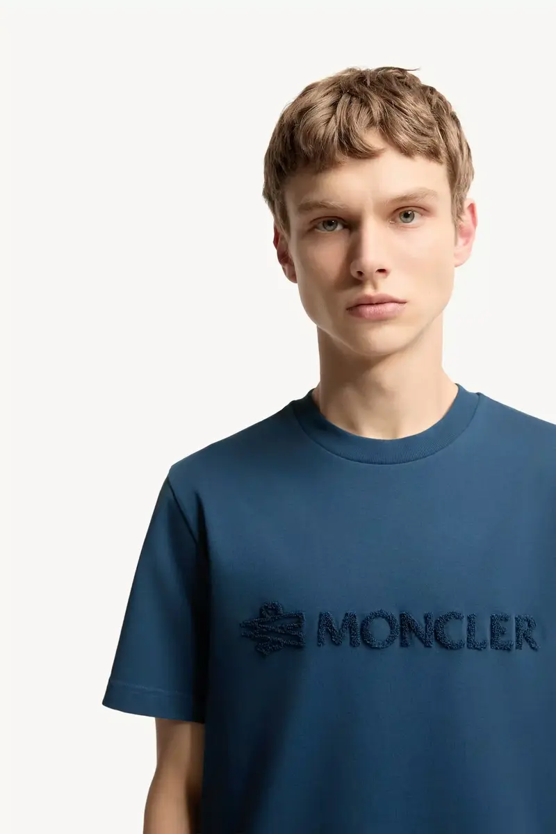 Moncler Logo Cotton T-shirt | Thumbnail 7