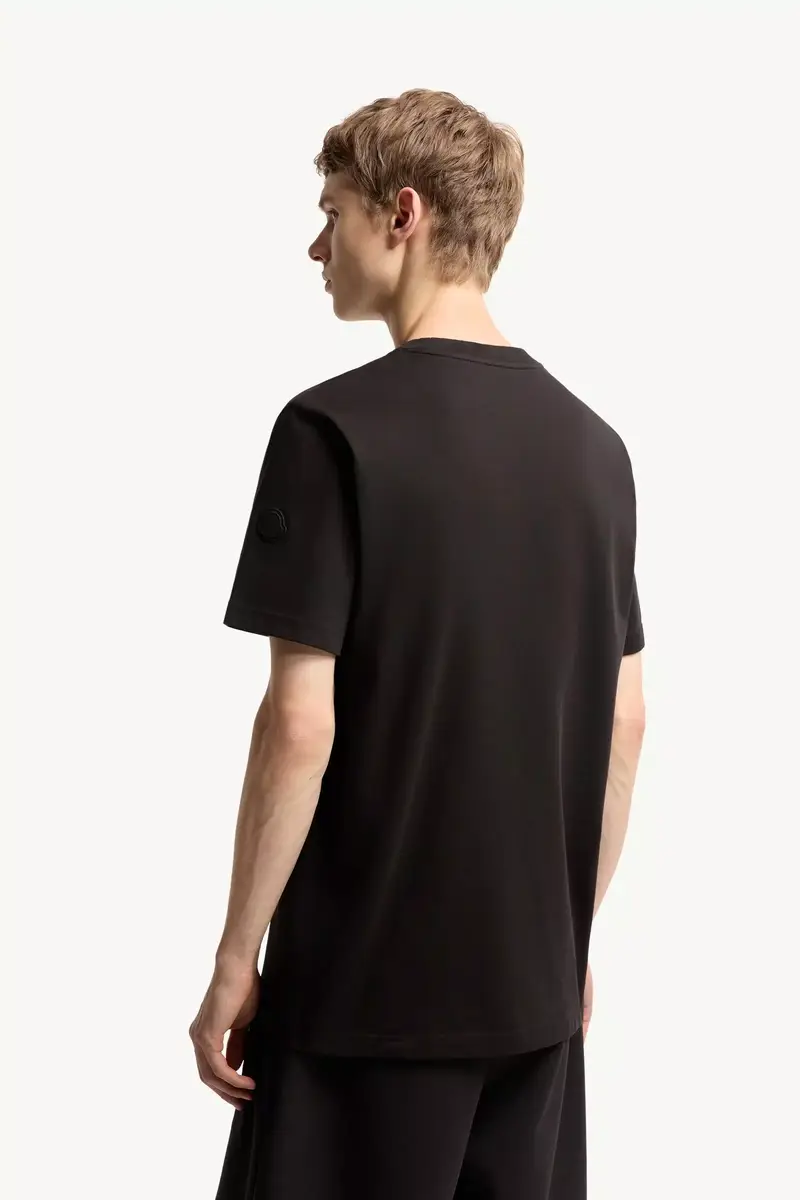 Moncler Logo Cotton T-shirt | Thumbnail 6 Moncler Logo Cotton T-shirt | Thumbnail 6