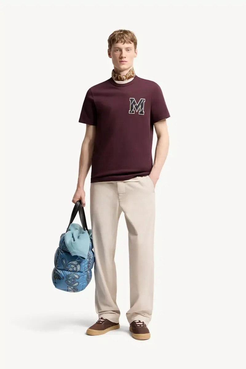Moncler Cotton Jersey Monogram T-shirt | Thumbnail 3