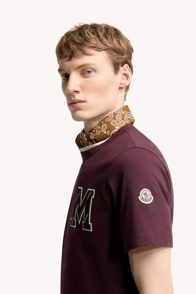 Moncler Cotton Jersey Monogram T-shirt | Thumbnail 4