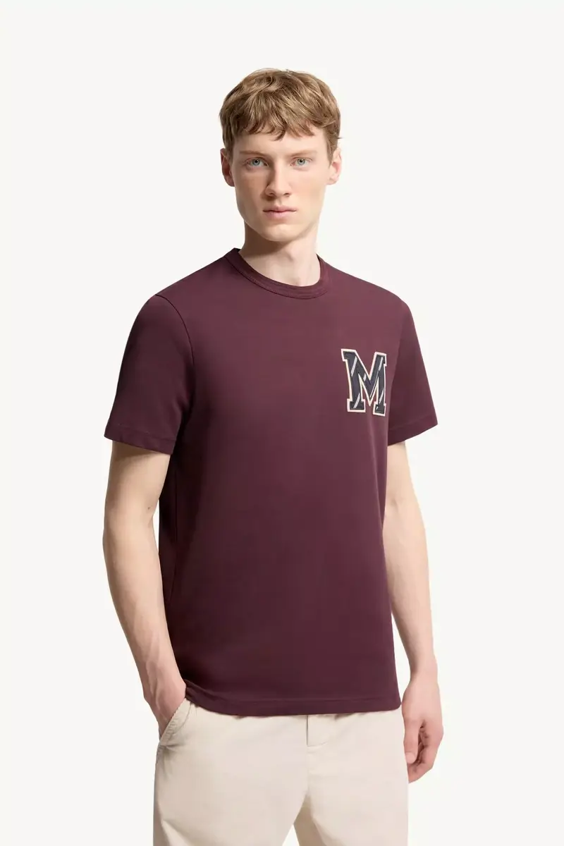 Moncler Cotton Jersey Monogram T-shirt | Thumbnail 5