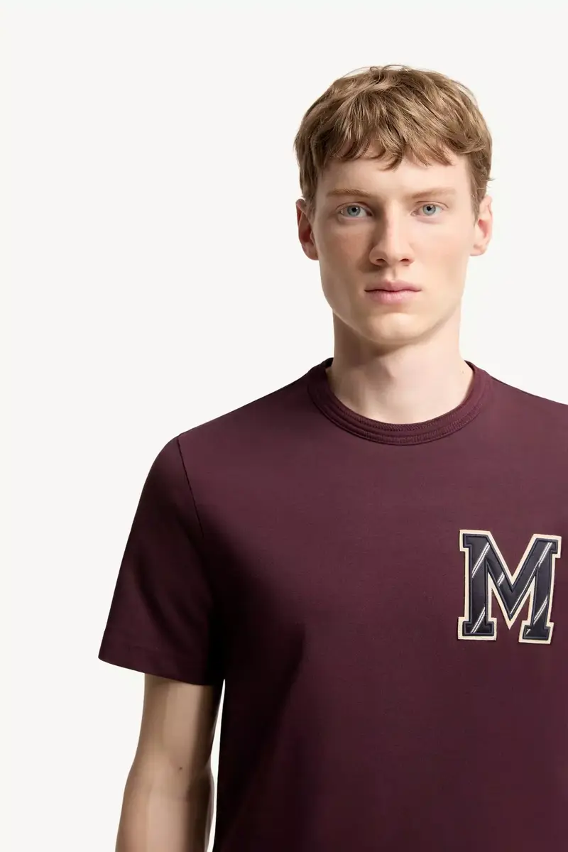 Moncler Cotton Jersey Monogram T-shirt | Thumbnail 7